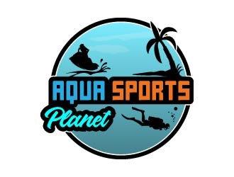 AquaSportsPlanet logo design by chumberarto