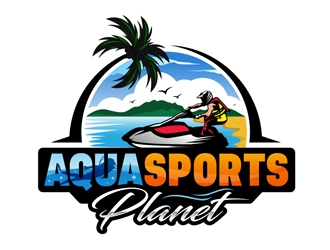 AquaSportsPlanet logo design by DreamLogoDesign