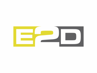 E2D logo design by eagerly