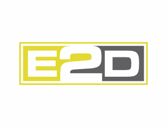 E2D logo design by eagerly