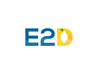 E2D logo design by violin