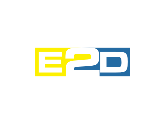 E2D logo design by sabyan