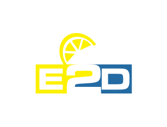 E2D logo design by sabyan