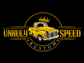 Unruly speed kustom  logo design by THOR_