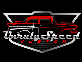 Unruly speed kustom  logo design by THOR_