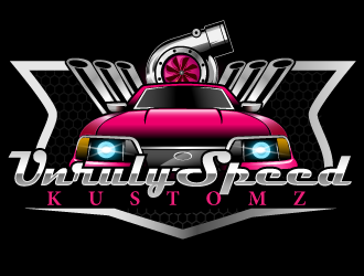 Unruly speed kustom  logo design by THOR_