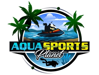 AquaSportsPlanet logo design by LucidSketch