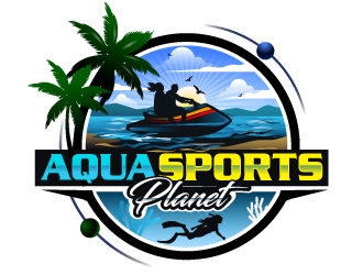 AquaSportsPlanet logo design by LucidSketch