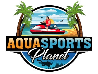 AquaSportsPlanet logo design by LucidSketch