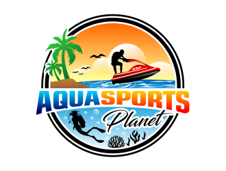 AquaSportsPlanet logo design by cintoko