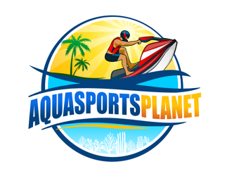 AquaSportsPlanet logo design by coco