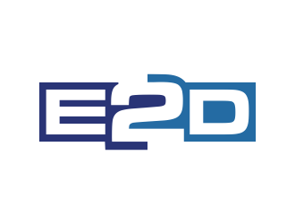 E2D logo design by BlessedArt