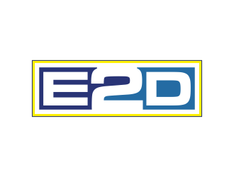 E2D logo design by BlessedArt