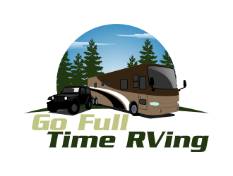 Go Full Time RVing logo design by Kruger