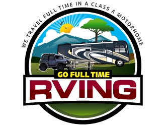 Go Full Time RVing logo design by Suvendu