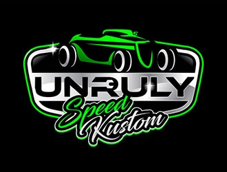 Unruly speed kustom  logo design by gogo