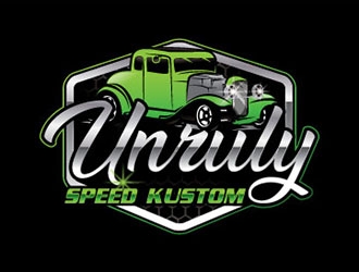 Unruly speed kustom  logo design by gogo