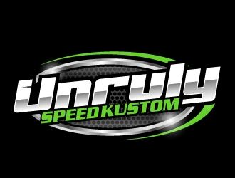 Unruly speed kustom  logo design by AamirKhan