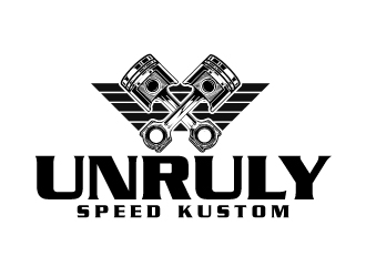 Unruly speed kustom  logo design by AamirKhan