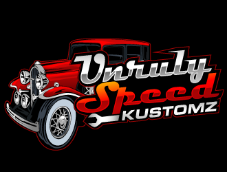 Unruly speed kustom  logo design by THOR_