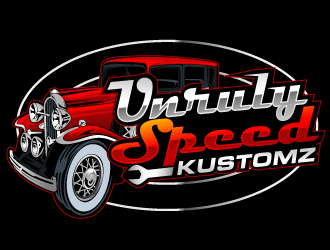 Unruly speed kustom  logo design by THOR_