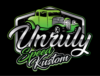 Unruly speed kustom  logo design by gogo