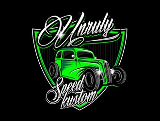 Unruly speed kustom  logo design by gogo