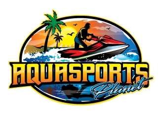 AquaSportsPlanet logo design by gogo