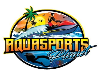 AquaSportsPlanet logo design by gogo