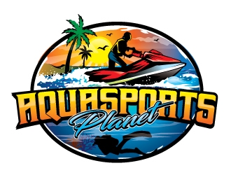 AquaSportsPlanet logo design by gogo