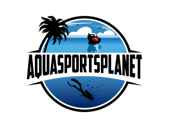 AquaSportsPlanet logo design by Kruger