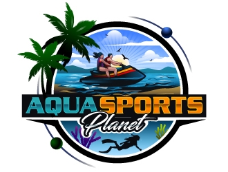 AquaSportsPlanet logo design by LucidSketch