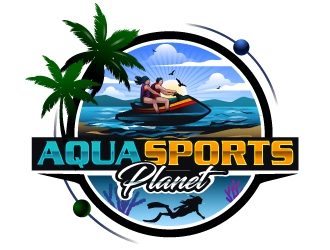 AquaSportsPlanet logo design by LucidSketch