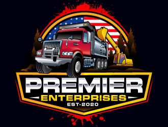 Premier Enterprises logo design by LucidSketch