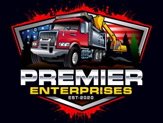 Premier Enterprises logo design by LucidSketch