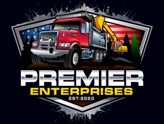 Premier Enterprises logo design by LucidSketch