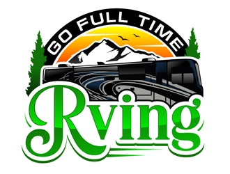 Go Full Time RVing logo design by DreamLogoDesign