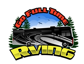 Go Full Time RVing logo design by DreamLogoDesign