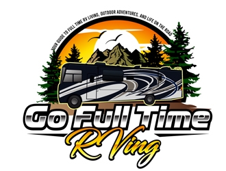 Go Full Time RVing logo design by DreamLogoDesign