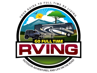 Go Full Time RVing logo design by Suvendu