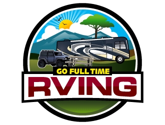 Go Full Time RVing logo design by Suvendu