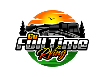 Go Full Time RVing logo design by Suvendu