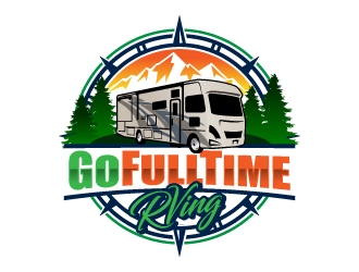 Go Full Time RVing Logo Design - 48hourslogo