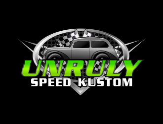 Unruly speed kustom  logo design by Dhieko