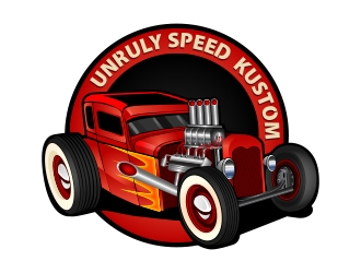 Unruly speed kustom  logo design by Danny19