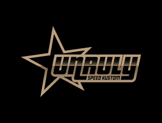 Unruly speed kustom  logo design by denfransko