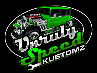 Unruly speed kustom  logo design by THOR_