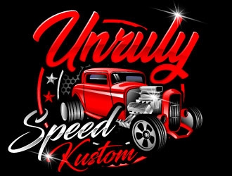 Unruly speed kustom  logo design by Suvendu