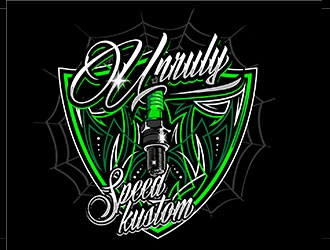 Unruly speed kustom  logo design by gogo