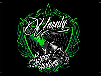 Unruly speed kustom  logo design by gogo